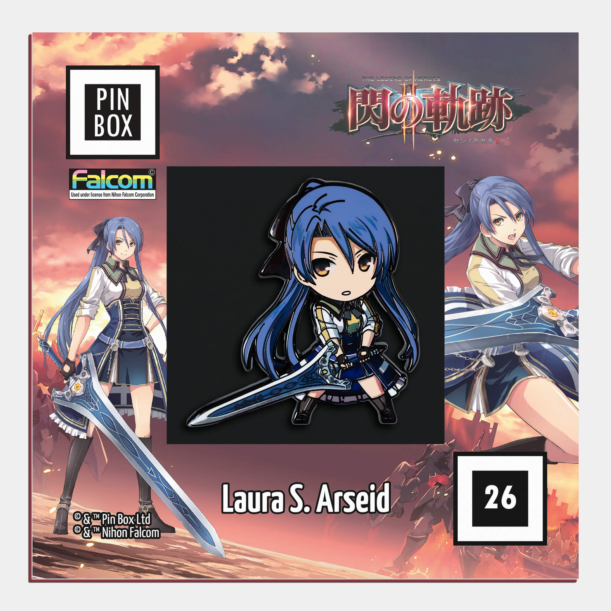 Laura - Trails of Cold Steel II - Pin Box Legend of Heroes 26