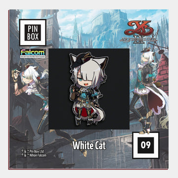 White Cat - Ys IX - Pin Box Ys 09