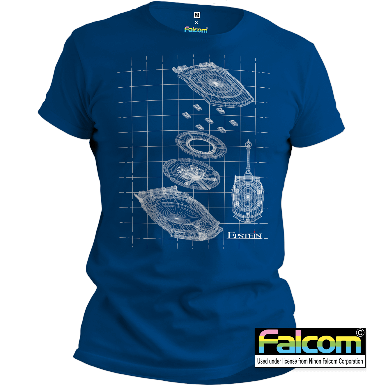 Enigma Blueprint - Zero No Kiseki  - Falcom Licensed T-Shirt